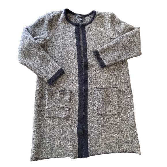 Grace the perfect fit long open front cardigan acrylic blend cardigan size L - Picture 3 of 15